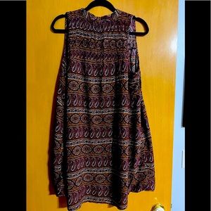 NWT Medium American Eagle paisley sleeveless dress